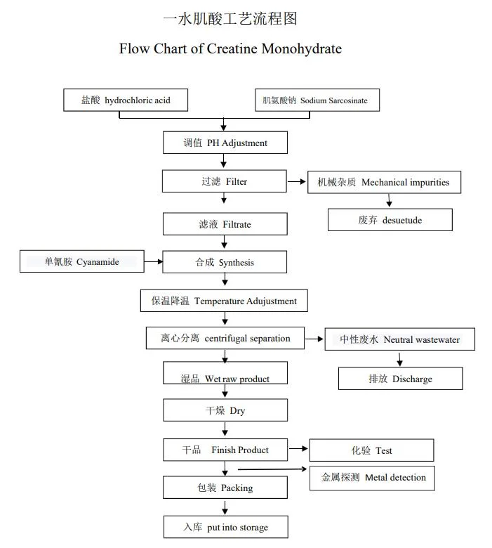 Muscle Increasing Sporting Supplement Creatine Monohydrate Powder CAS 6020-87-7 Pre Workout