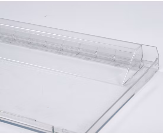 Procesamiento de piezas de inyección transparentes personalizadas Componentes funcionales eléctricos Material de plexiglás acrílico Plaste