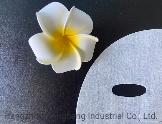 Material facial funcional de la tela de Spunlace de la máscara de la hoja del loto de la nieve